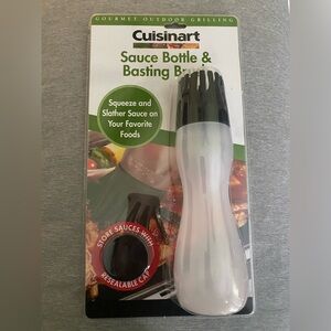 Cuisinart Sauce bottle and basting brush NWT.